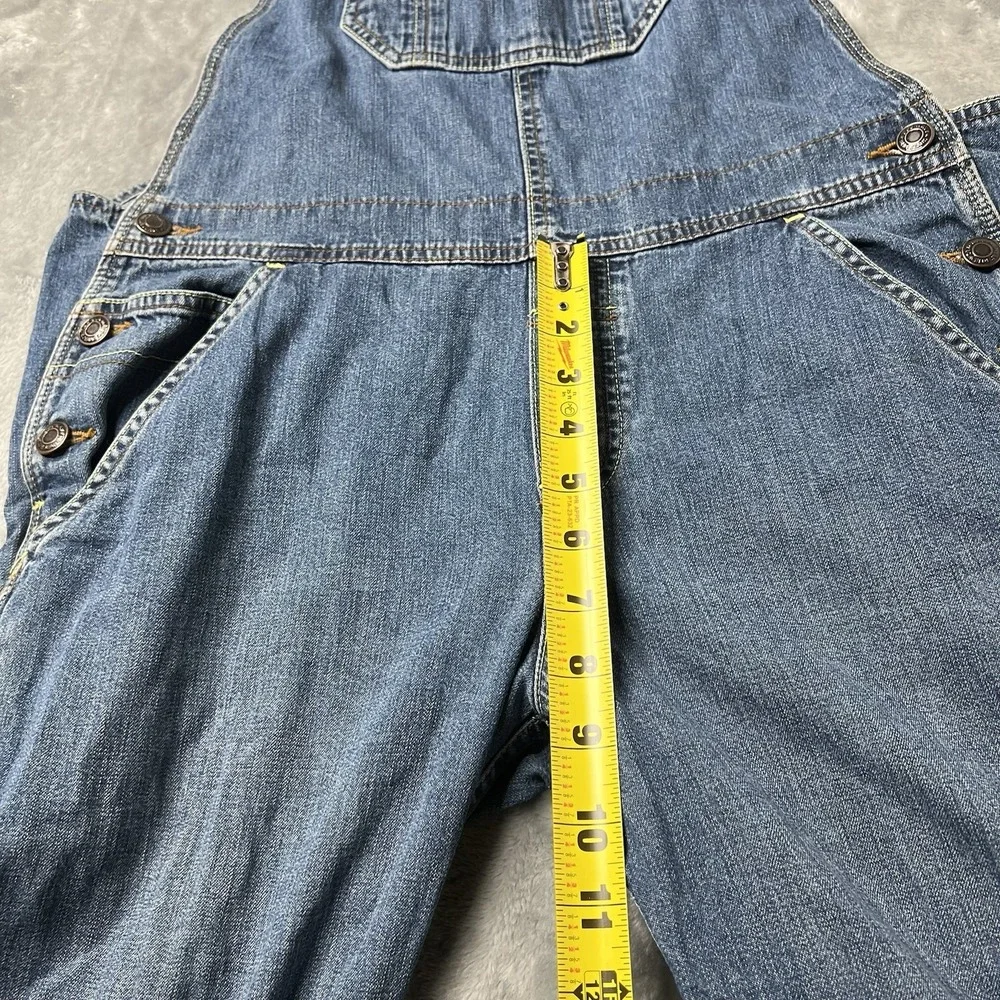Old Navy Overalls Men Large Blue Utility Carpenter Workwear Denim Bib